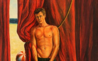 Juan Antonio Mañas - Retrato con cangrejo - 1984