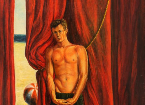 Juan Antonio Mañas - Retrato con cangrejo - 1984