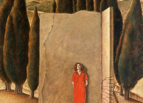 Juan Antonio Mañas - Retrato de B en un paisaje - 1996